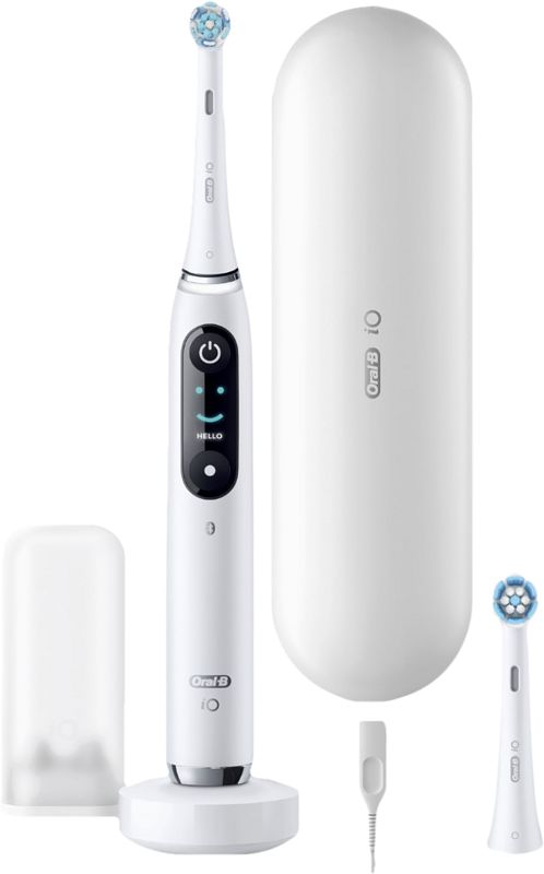 Foto van Oral-b io 9n wit met extra opzetborstel