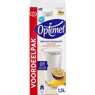 Foto van Optimel drinkyoghurt mango passievrucht 0% vet 1 x 1. 5l bij jumbo