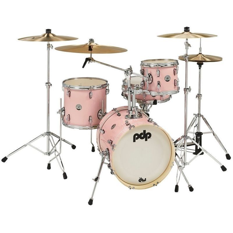 Foto van Pdp drums new yorker pale rose sparkle 4d. shellset