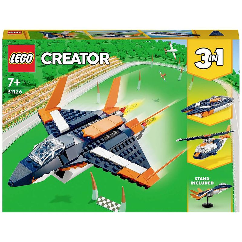 Foto van Lego® creator 31126 supersonische jet