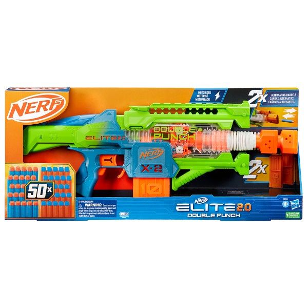 Foto van Nerf elite 2.0 double punch blaster