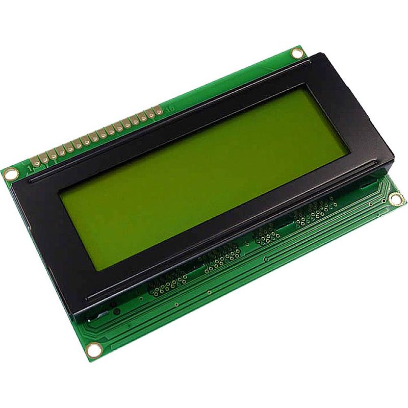 Foto van Display elektronik lc-display geel-groen 122 x 32 pixel (b x h x d) 80 x 36 x 13.5 mm