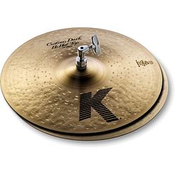 Foto van Zildjian k custom dark hihat 14 inch