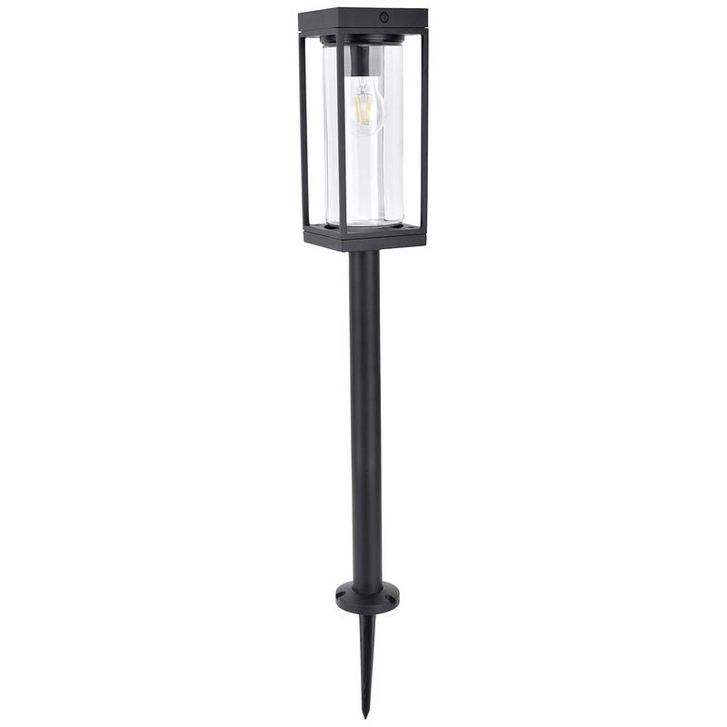 Foto van Lutec 6988802012 flair staande lamp op zonne-energie 2.00 w warmwit zwart