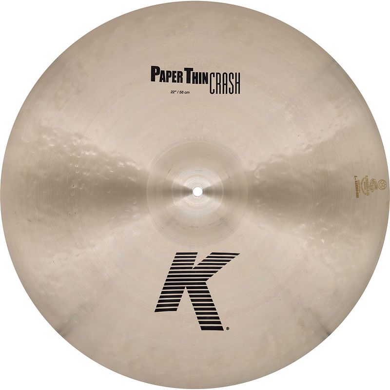 Foto van Zildjian k family paper thin crash 22 inch crash bekken