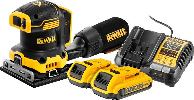 Foto van Dewalt dcw200nt-xj 2,0 ah accu (2x) starterspakket