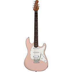Foto van Sterling by music man cutlass ct50 hss pueblo pink satin elektrische gitaar