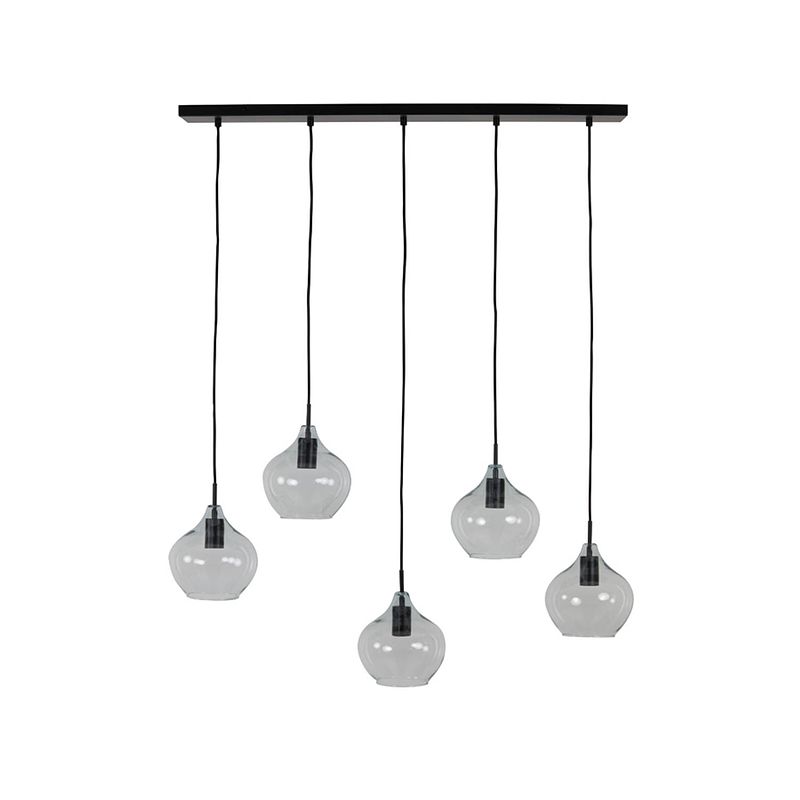 Foto van Light & living - hanglamp rakel - 104x20x120 - zwart