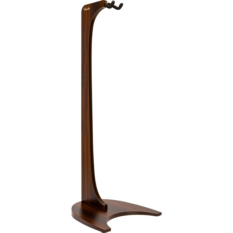 Foto van Fender deluxe wooden hanging guitar stand gitaarstandaard