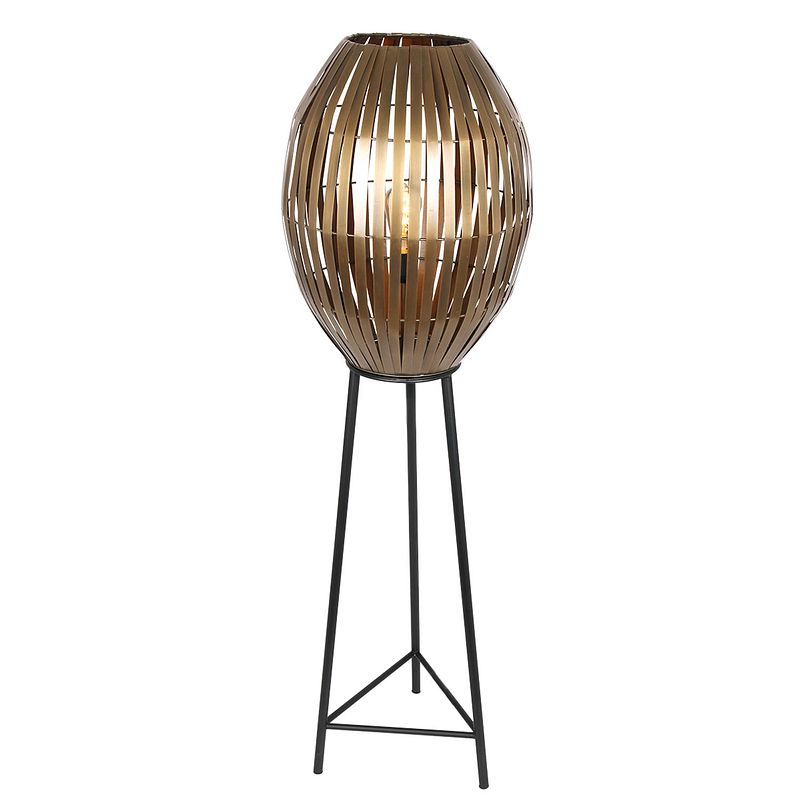 Foto van Light & living kyomi staande lamp goud