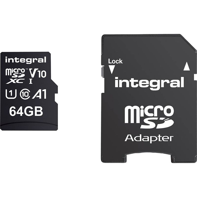Foto van Integral microsdxc geheugenkaart, 64 gb