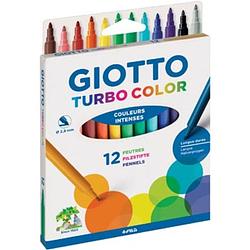 Foto van Giotto viltstift turbo color 12 stiften