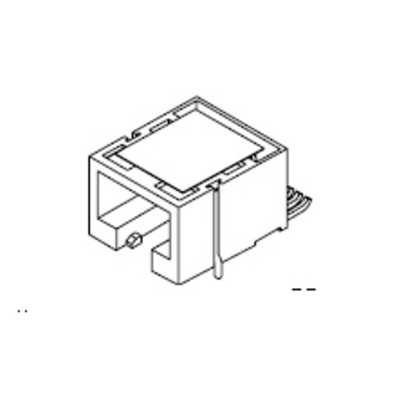 Foto van Molex cat 3 mod jack/plug 855025007 bus zwart 1 stuk(s)