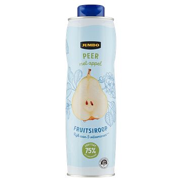 Foto van Jumbo fruitsiroop peer met appel 750ml