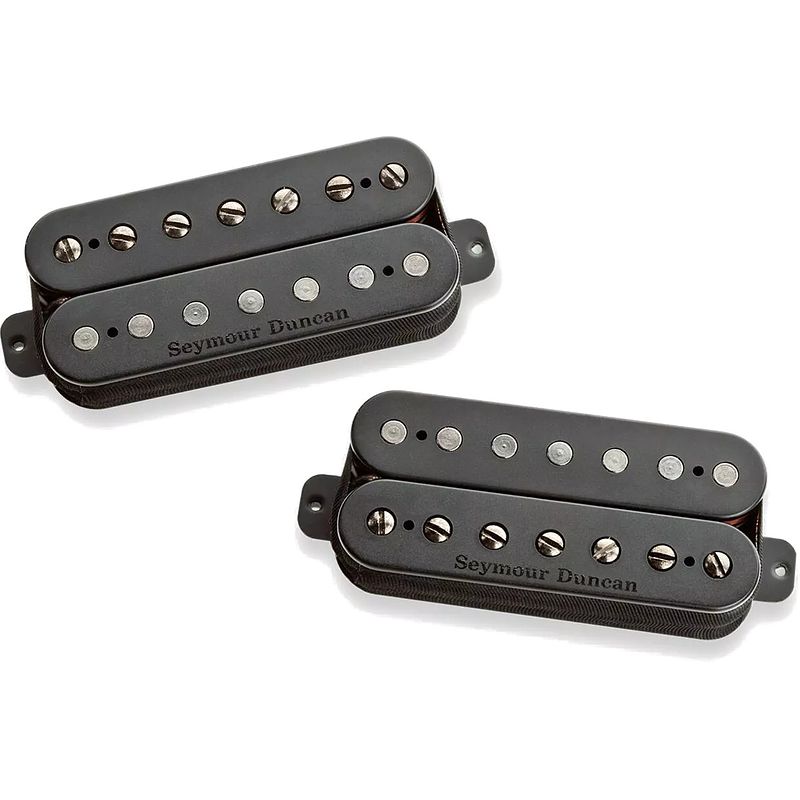 Foto van Seymour duncan nazgûl sentient 7-string humbucker set black 7-snarige gitaarelementen (set van 2)