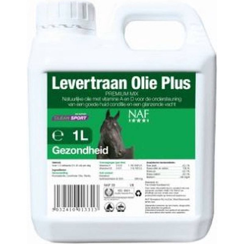 Foto van Naf - levertraan olie plus - 1 liter