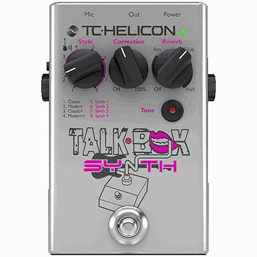 Foto van Tc helicon talkbox synth zang-gitaareffect
