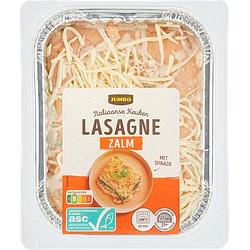 Foto van Jumbo lasagne zalm met spinazie 400g