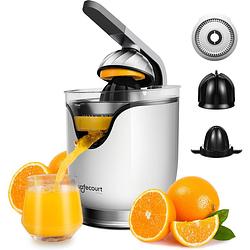 Foto van Safecourt kitchen elektrische citruspers - efficiënte sinaasappelpers - krachtig en snel - wit