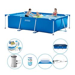 Foto van Intex frame pool rechthoekig 300x200x75 cm - zwembad inclusief accessoires