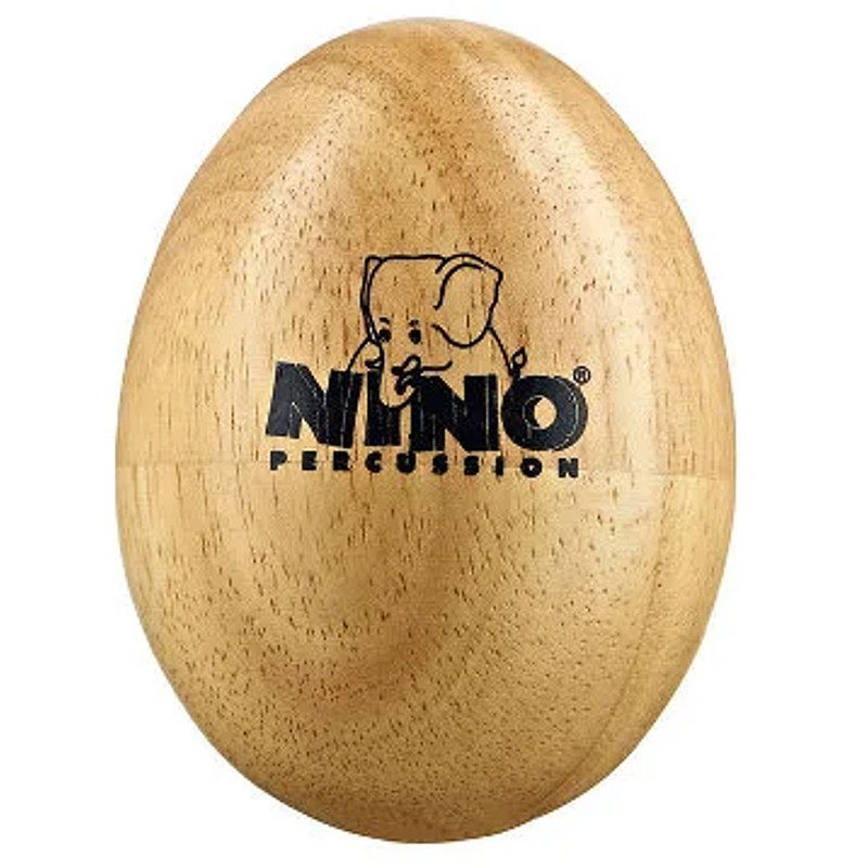 Foto van Nino percussion nino563 houten eivormige shaker middelgroot