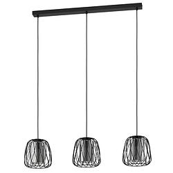 Foto van Eglo floresta hanglamp - e27 - 89 cm - zwart