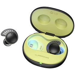 Foto van Lg electronics tone free dtf7q in ear oordopjes bluetooth sport stereo zwart noise cancelling oplaadbox, bestand tegen zweet, waterbestendig