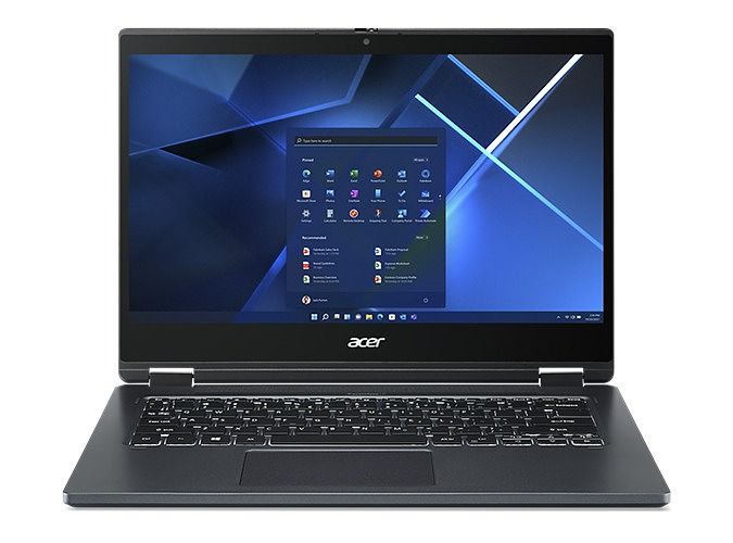 Foto van Acer travelmate spin p4 tmp414rn-52-59pt -14 inch 2-in-1 laptop