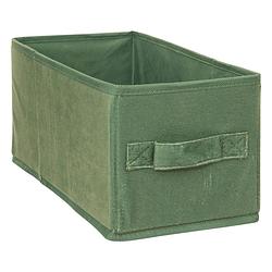 Foto van 5five opbergmand/kastmand - vakkenkast - 7 liter - groen - 15 x 31 x 15 cm - opbergmanden