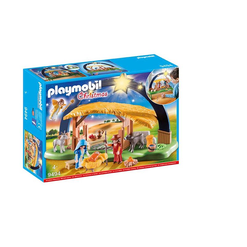 Foto van Playmobil christmas kerststal met heldere ster 9494