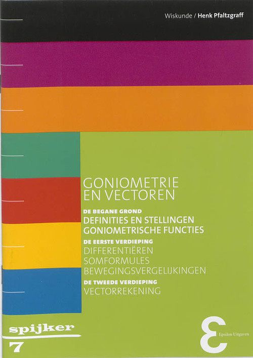 Foto van Goniometrie en vectoren - h. pfaltzgraff - paperback (9789050411172)