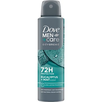 Foto van Dove men +care advanced eucalyptus + mint scent antitranspirant 150ml bij jumbo