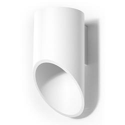 Foto van Sollux wandlamp penne h 20 cm wit