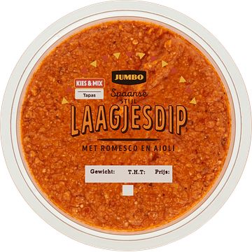 Foto van Diverse soorten | jumbo spaanse stijl laagjesdip 150g aanbieding bij jumbo