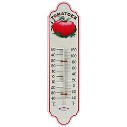 Foto van Talen tools - thermometer - metaal - tomaat - 28 cm