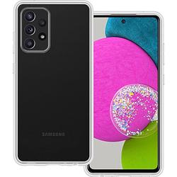 Foto van Basey samsung galaxy a52 hoesje siliconen hoes case cover - transparant