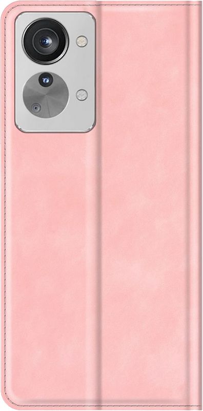 Foto van Just in case wallet magnetic oneplus nord 2t book case roze