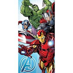 Foto van Marvel avengers blue - strandlaken - 70 x 140 cm - multi