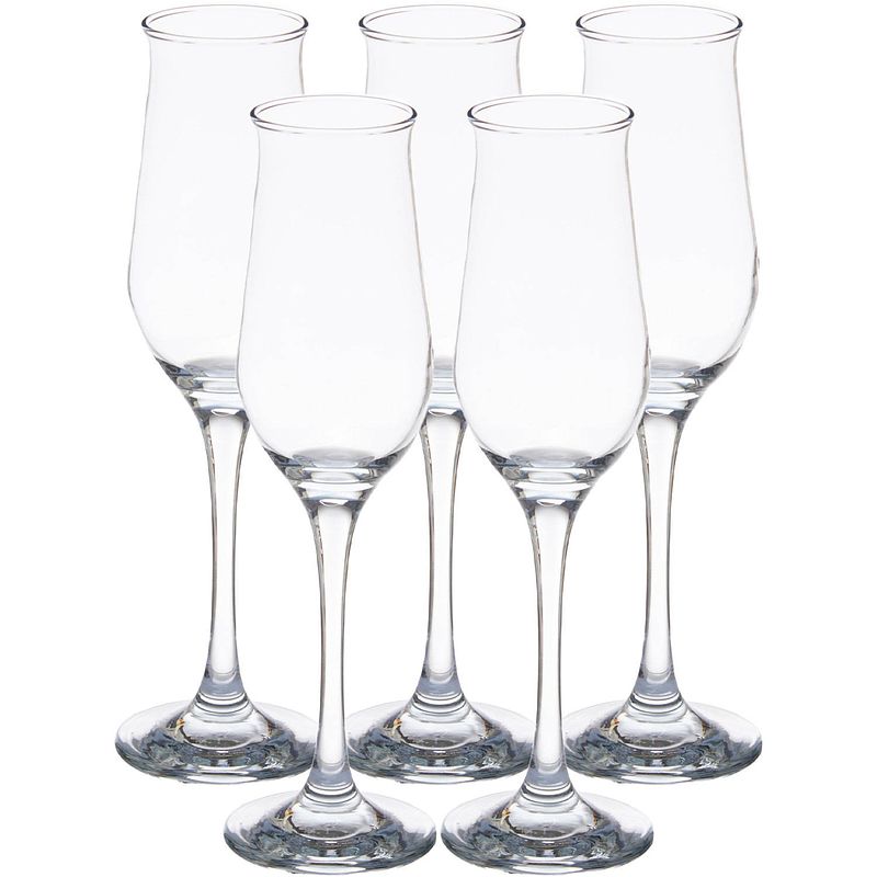 Foto van Pasabahce prosecco/champagneglazen - glas - set 24x stuks - 190 ml - champagneglazen