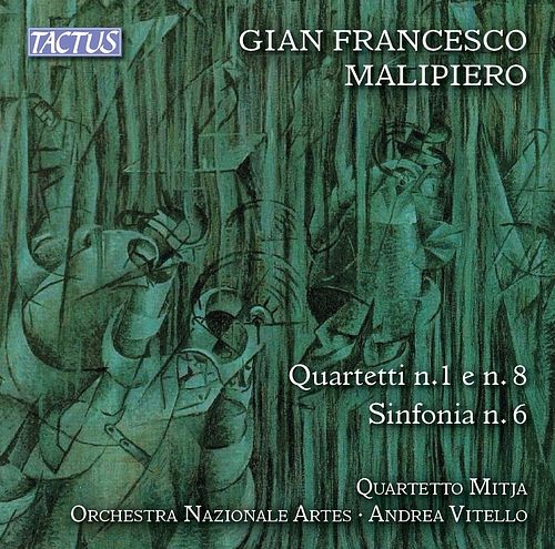 Foto van Malipiero: quartetti per archi no.1 e no. 8 sinfonia - cd (8007194105704)