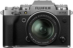 Foto van Fujifilm x-t4 zilver + xf 18-55mm f/2.8-4.0 r lm ois