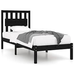 Foto van The living store houten bedframe - klassiek - bedframes - afmeting- 195 x 80.5 x 31 cm - ken- massief grenenhout