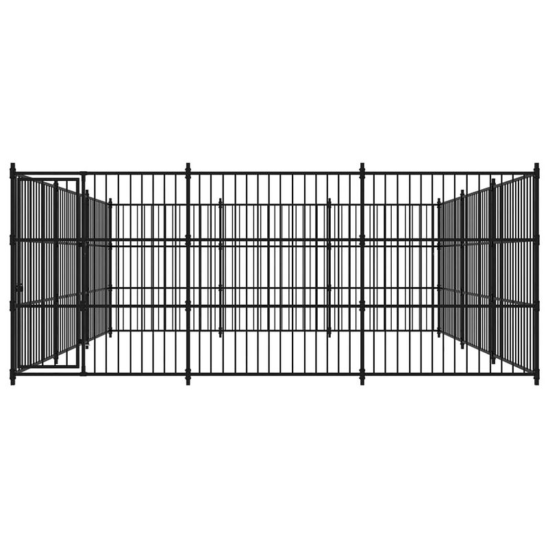 Foto van Infiori hondenkennel voor buiten 450x450x185 cm