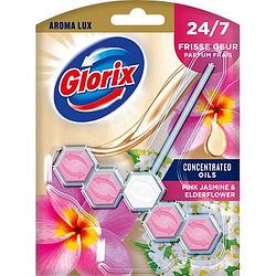 Foto van Glorix aroma lux wc blok pink jasmine & elderflower 1 stuk bij jumbo
