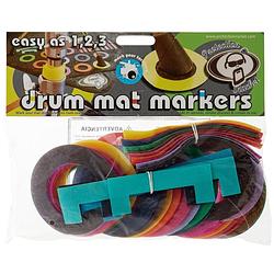 Foto van Protection racket 9022-00 drum mat markers gekleurde markers voor drummat