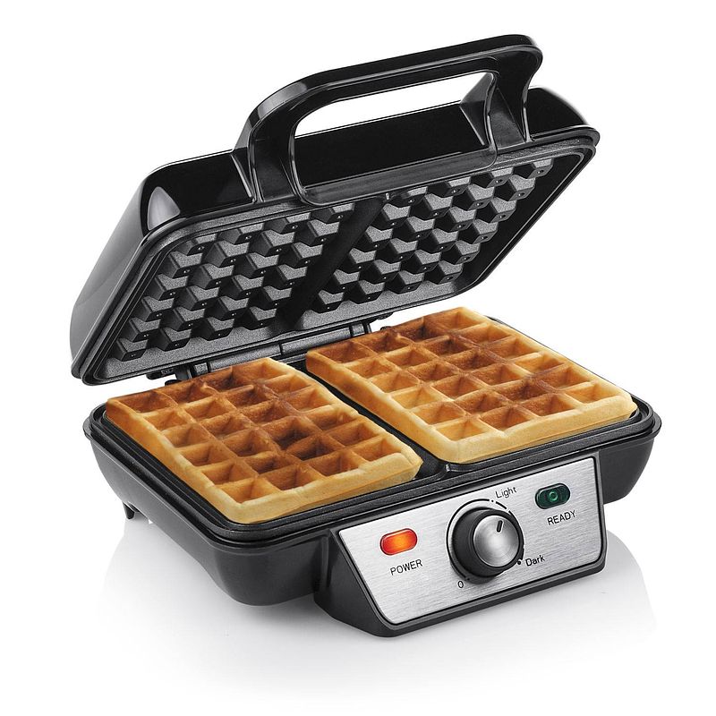 Foto van Tristar wf-2195 wafelijzer twee wafels antiaanbaklaag