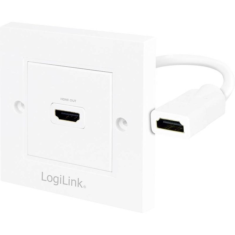 Foto van Logilink ah0014 hdmi adapter [1x hdmi-bus - 1x hdmi-bus] wit