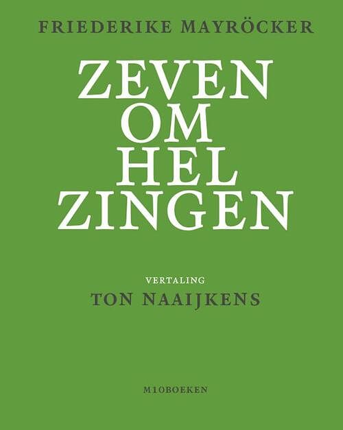 Foto van Zeven omhelzingen - friederike mayröcker - paperback (9789493332034)