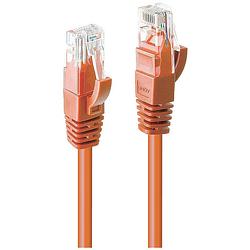 Foto van Lindy 48109 rj45 netwerkkabel, patchkabel cat 6 u/utp 3 m oranje 1 stuk(s)