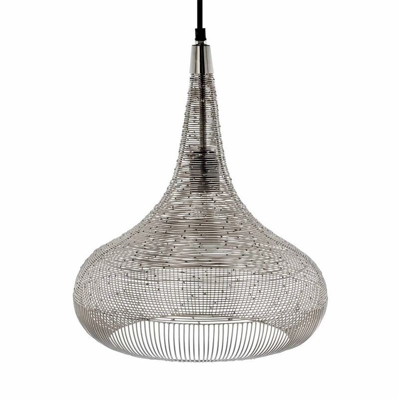 Foto van Riverdale hanglamp ysa 40cm zilver